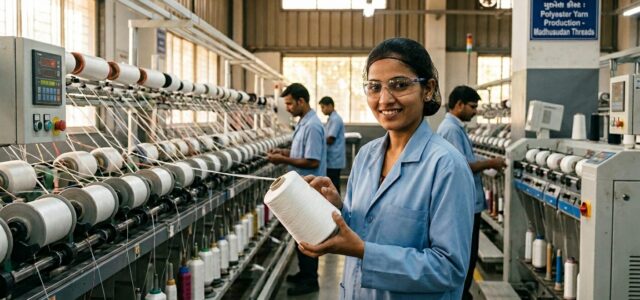 polyester yarn suppliers India