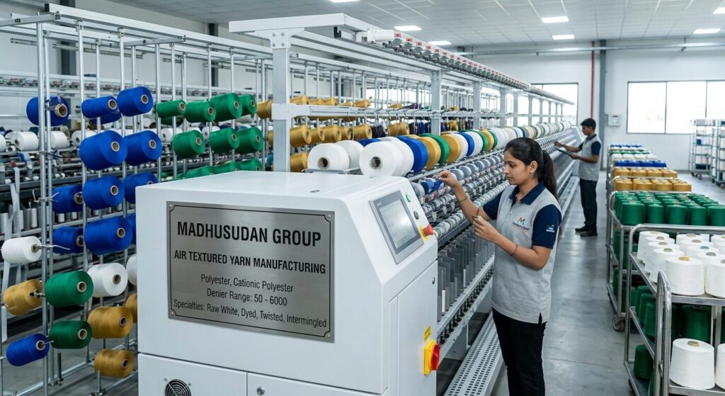 Premium Yarn Manufacturer & Supplier | Madhusudan Group India 2 yarn supplier India