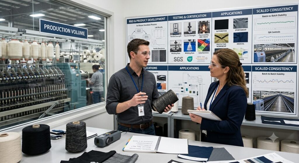Industrial Yarn Suppliers in Gujarat: Sourcing Guide for Technical Applications 4 flame retardant yarn supplier India
