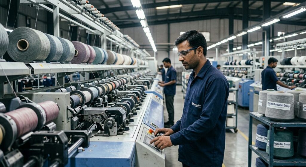Premium Yarn Manufacturer & Supplier | Madhusudan Group India 4 air textured yarn manufacturer