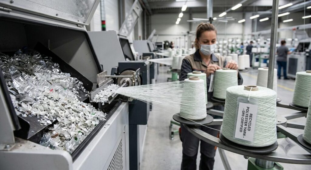 Recycled Polyester Yarn: Everything Buyers Need to Know 1 recycled polyester yarn