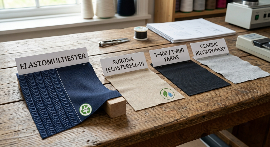 Elastomultiester Yarn: The Complete Guide to Europe’s Next-Generation Stretch Fabric 6 Elastomultiester vs spandex
