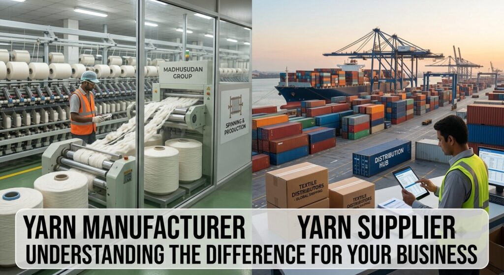 Yarn Supplier vs Yarn Manufacturer: What's the Real Difference? 1 Yarn Supplier vs Yarn Manufacturer