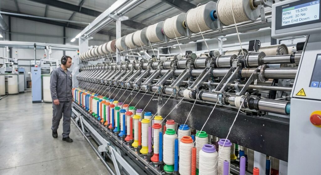 Yarn Manufacturing Process: The Complete Step-by-Step Guide to How Yarn Is Made 4 polyester yarn manufacturing process