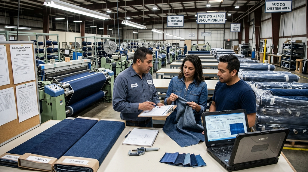 Elastomultiester Bicomponent Yarn with Mechanical Stretch: The Complete Sourcing Guide for North American Textile Buyers 17 workwear stretch yarn
