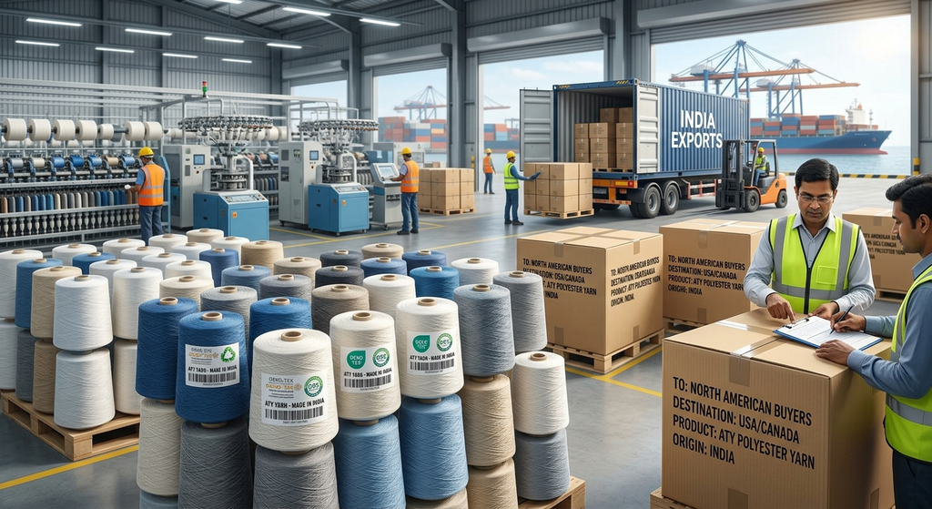 ATY Yarn Supplier: The Complete Guide to Sourcing Air Textured Yarn from India for North American Buyers 6 ATY yarn manufacturer India