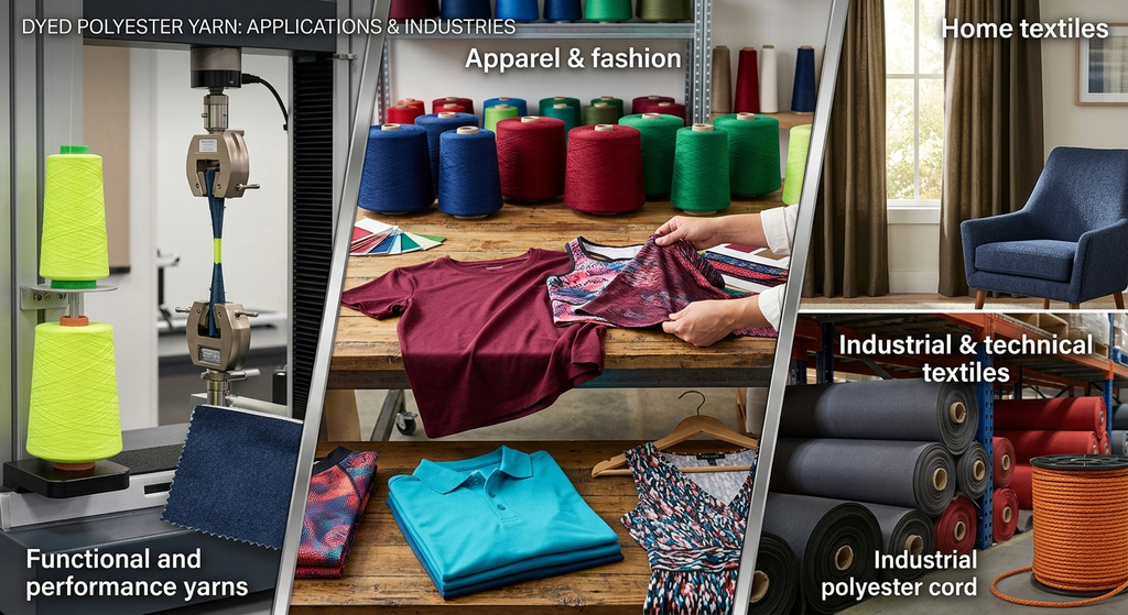 Polyester Yarn Dyeing: A South American Buyer's Guide to Sourcing Custom-Dyed Yarn from India 8 bulk polyester yarn dyeing services