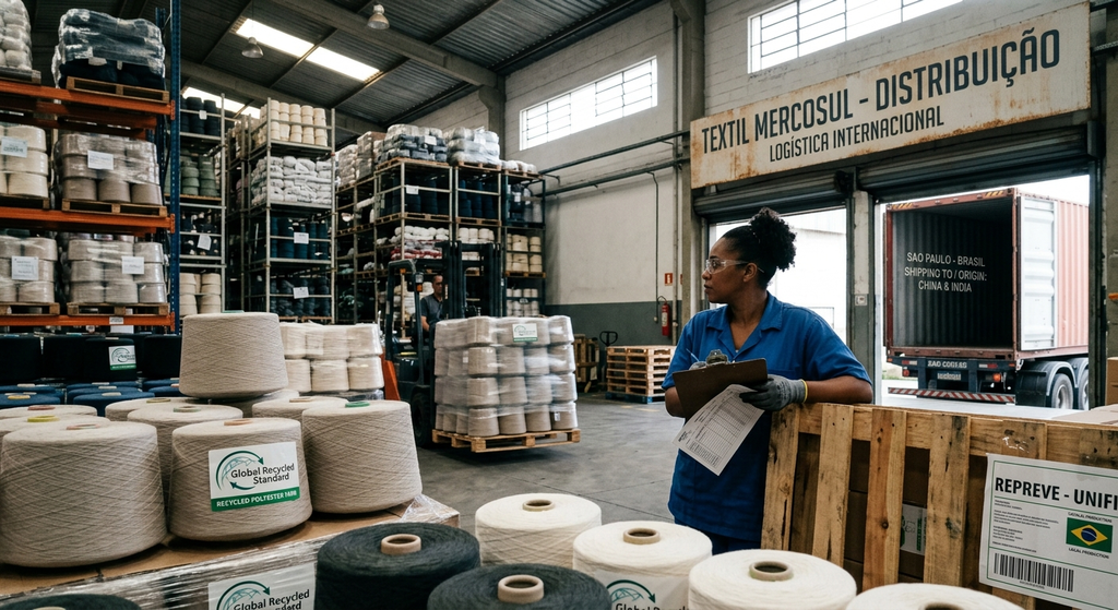 Recycled Polyester Yarn Manufacturer: A South American Buyer's Guide to Sourcing GRS-Certified Yarn from India 8 chain of custody recycled polyester
