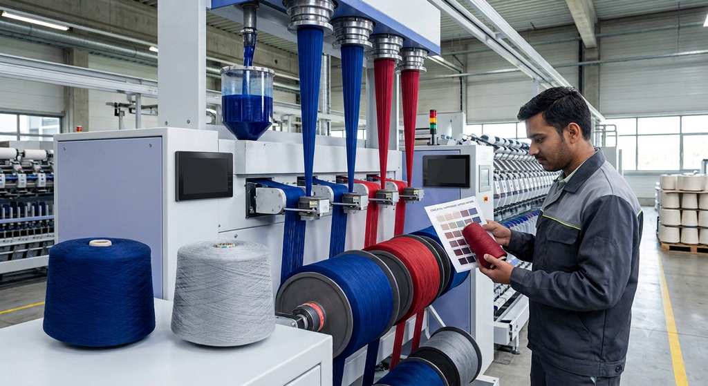 Viscose Yarn Dyeing for Europe: Consistency, Fastness and Pulp Traceability 8 dope dyed viscose yarn