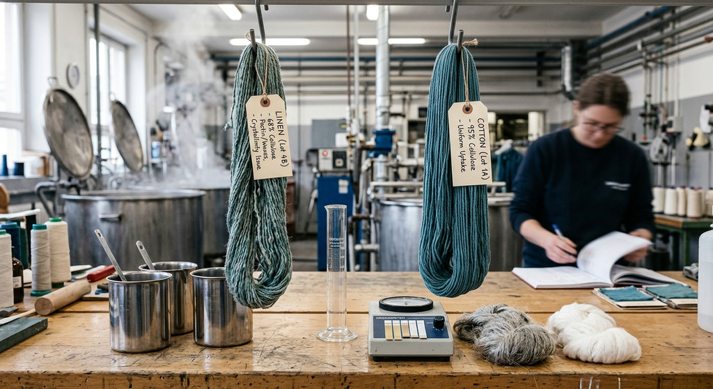 Linen Yarn Dyeing for the European Market: Shade, Fastness and Compliance 3 dyed linen yarn supplier for Europe
