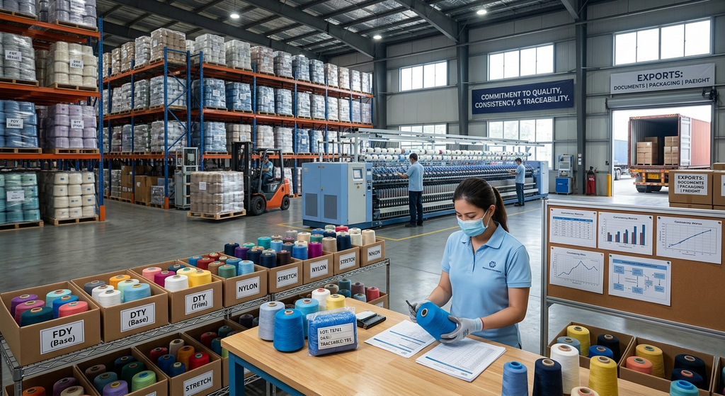 Yarn for Tapes: The Complete Guide to Choosing, Sourcing and Specifying the Right Yarn for Woven, Elastic and Technical Tapes 11 dyed yarn for tapes