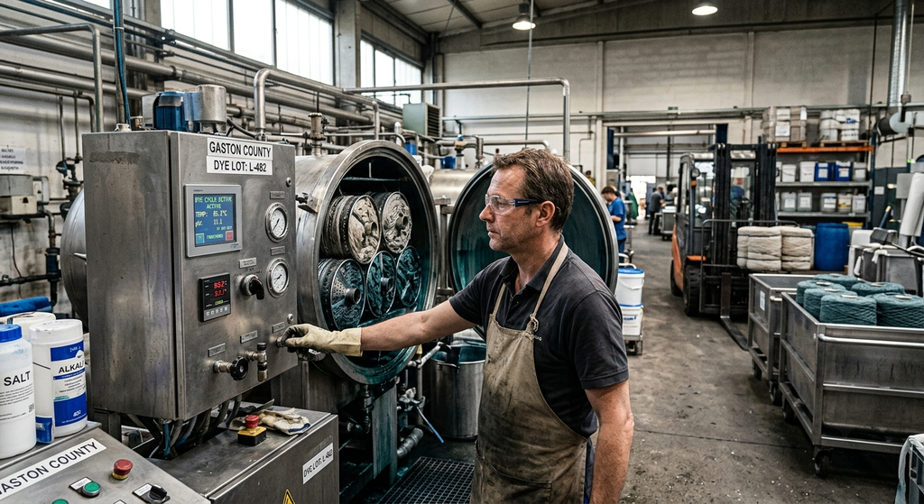 Linen Yarn Dyeing for the European Market: Shade, Fastness and Compliance 4 flax yarn dyeing