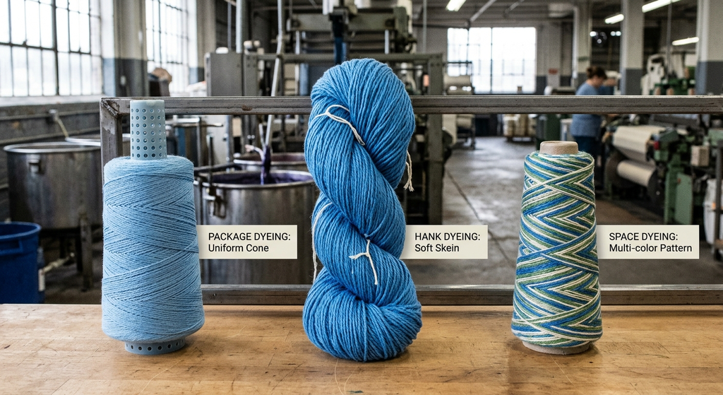 Linen Yarn Dyeing for the European Market: Shade, Fastness and Compliance 6 hank dyeing linen yarn