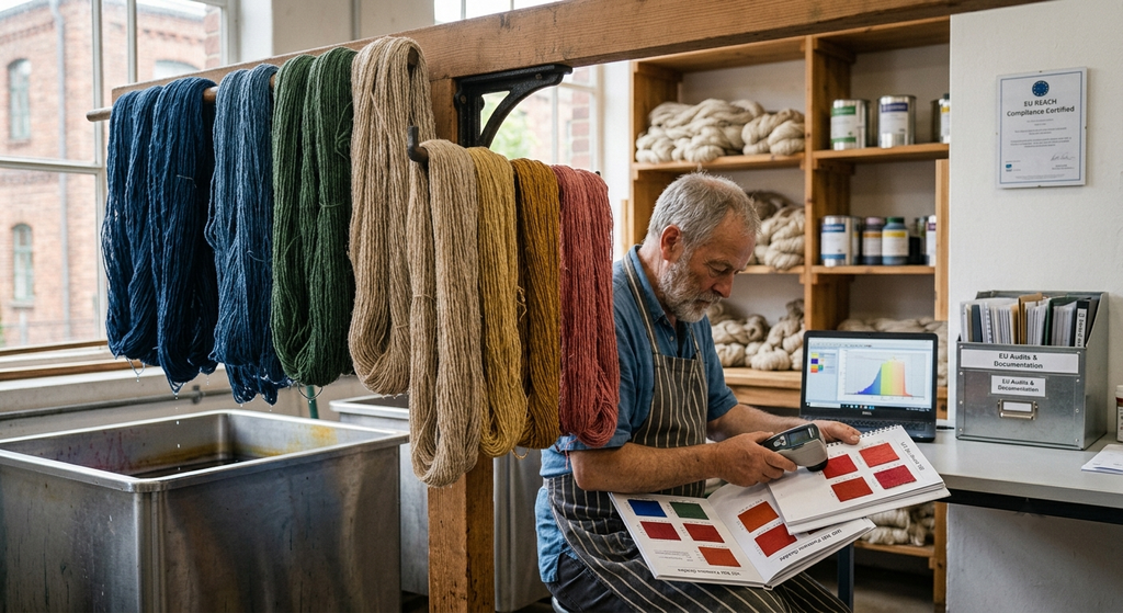 Linen Yarn Dyeing for the European Market: Shade, Fastness and Compliance 1 linen yarn dyeing