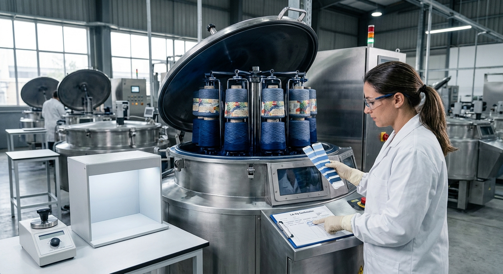 Polyester Yarn Dyeing: A South American Buyer's Guide to Sourcing Custom-Dyed Yarn from India 7 polyester yarn dyeing company Peru import