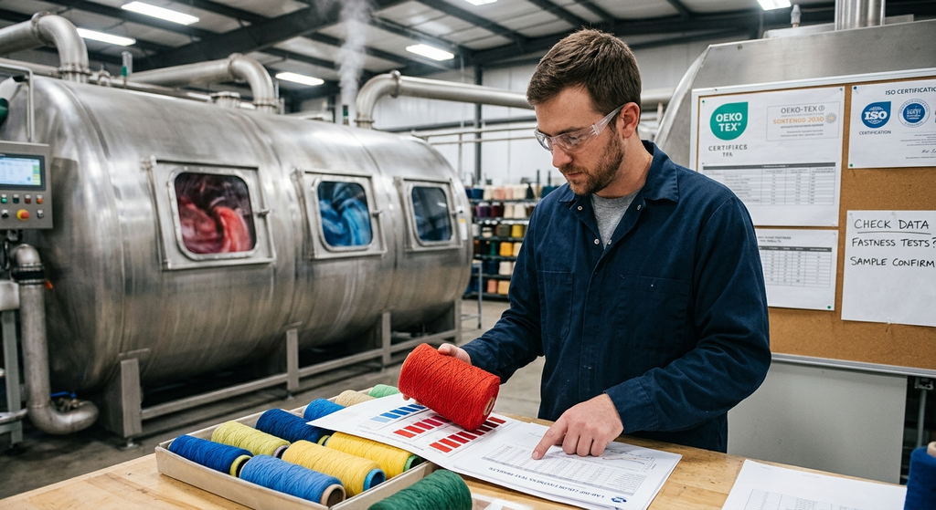 Polyester Yarn Dyeing: A South American Buyer's Guide to Sourcing Custom-Dyed Yarn from India 11 polyester yarn dyeing factory Surat Gujarat