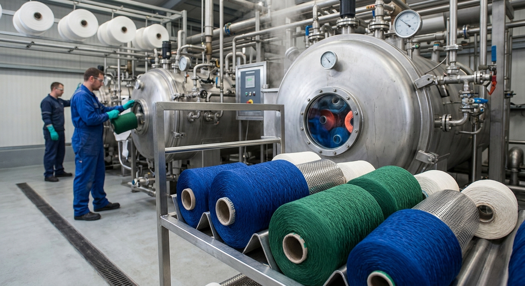 Polyester Yarn Dyeing: A South American Buyer's Guide to Sourcing Custom-Dyed Yarn from India 2 polyester yarn dyeing supplier India