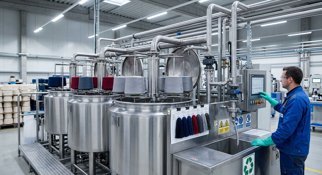 Polyester Yarn Dyeing: The Complete Process, Methods, and Sourcing Guide for North American Buyers 14 yarn colorfastness