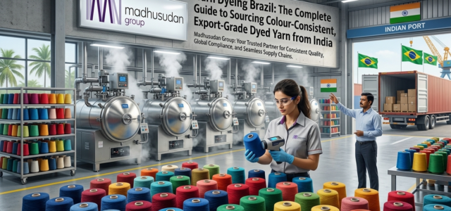 best yarn dyeing method for polyester in Brazil