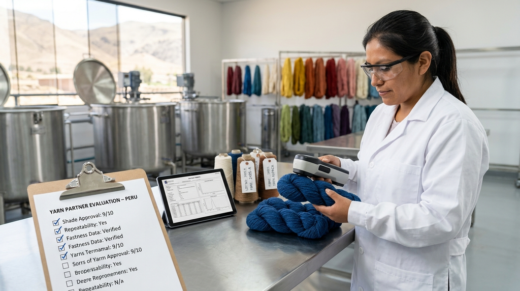 Yarn Dyeing in Peru: The Complete Buyer's Guide to Colour-Fast, Export-Ready Dyed Yarn 9 dyed yarn exporter India