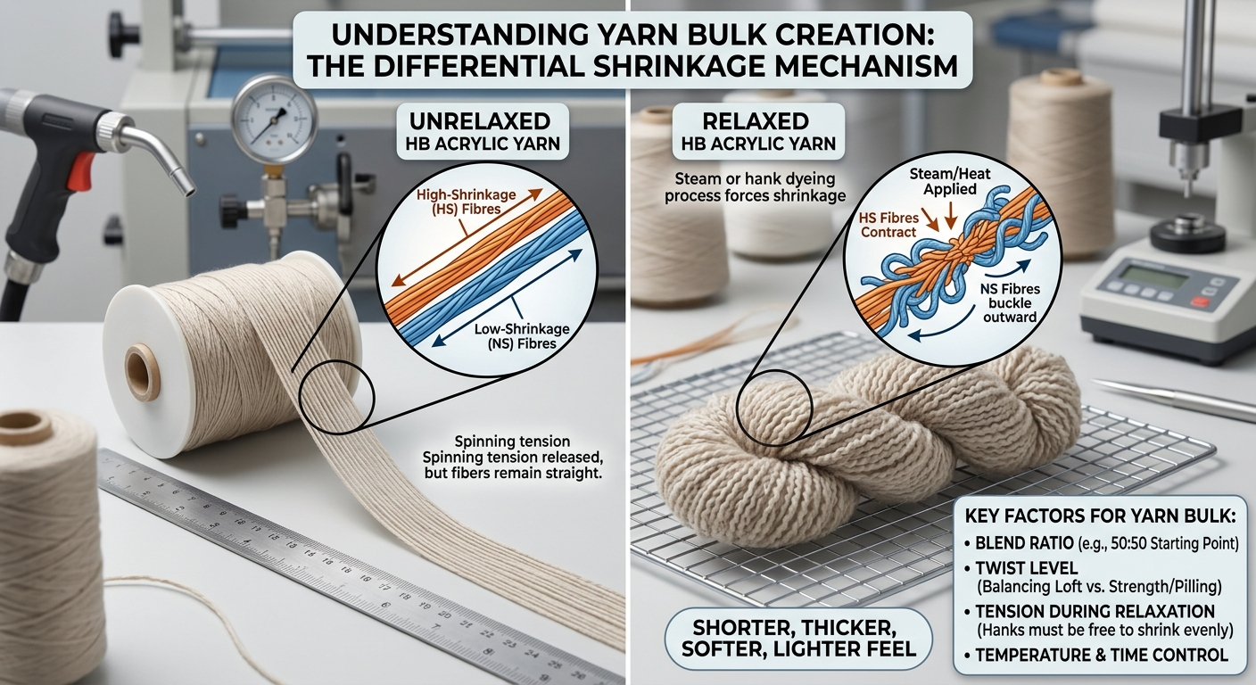 High Bulk Yarn Explained: Specifications, Testing and Smart Sourcing for Export Buyers 3 high bulk acrylic yarn