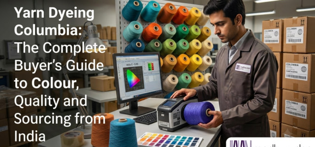 import yarn from India to Colombia