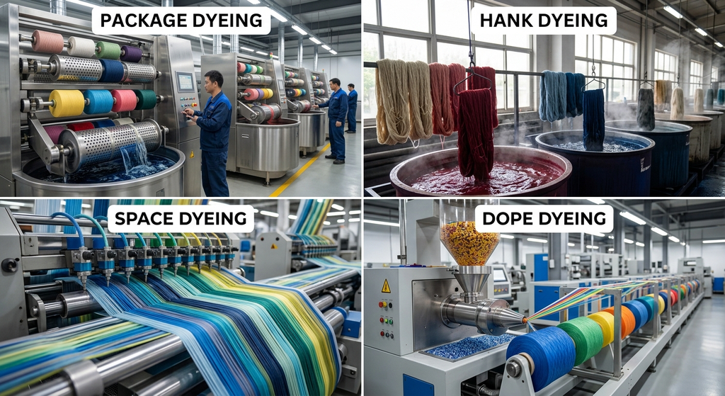 Yarn Dyeing Egypt: The Complete Guide for Textile Mills, Brands and Importers 5 package dyeing yarn