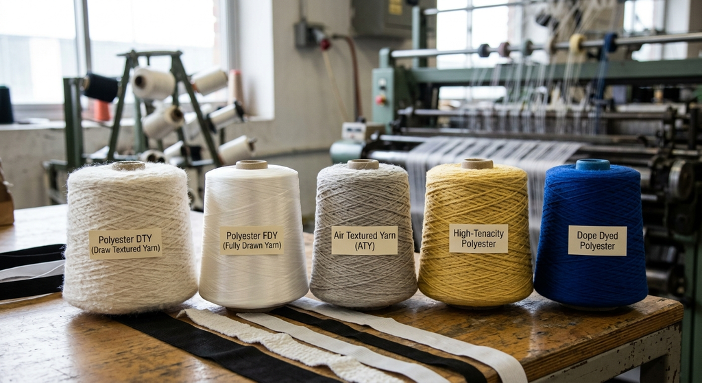Polyester Yarn for Elastic: The Complete Manufacturer's Guide to Performance, Specifications and Sourcing 5 polyester filament yarn for elastic