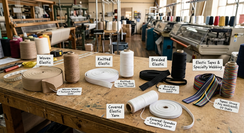 Polyester Yarn for Elastic: The Complete Manufacturer's Guide to Performance, Specifications and Sourcing 4 polyester yarn for narrow elastic