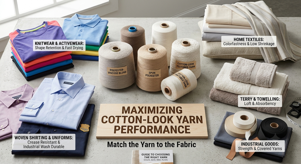 Fake Cotton Yarn Manufacturer: The Complete Buyer's Guide to Cotton-Look Yarn 7 spun polyester yarn manufacturer