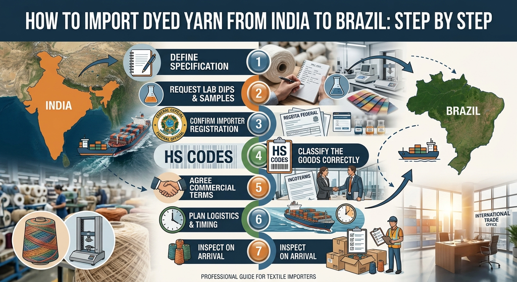 Yarn Dyeing Brazil: The Complete Guide to Sourcing Colour-Consistent, Export-Grade Dyed Yarn from India 12 yarn dyeing companies