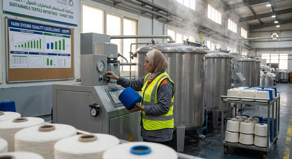 Yarn Dyeing Egypt: The Complete Guide for Textile Mills, Brands and Importers 2 yarn dyeing in Egypt